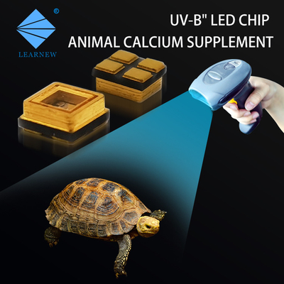 SMD سرامیکی LED UVB LED CHIP 290nm 300nm 310MN 315nm 3535 Chip Led برای مکمل کلسیم حیوانات