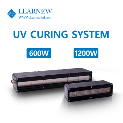 UV LED Curing System Super Power 600W 1200W 395nm 120° water cooling SMD یا COB با قدرت بالا برای پخت UV